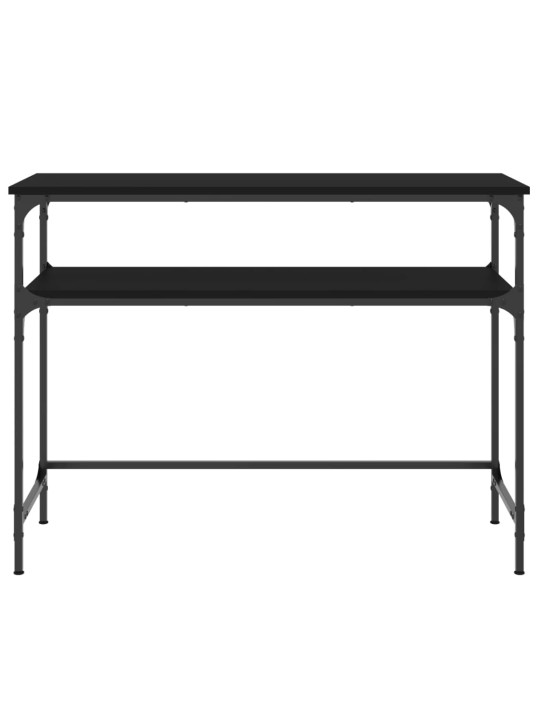 Konsoles galdiņš, melns, 100x35,5x75 cm, inženierijas koks