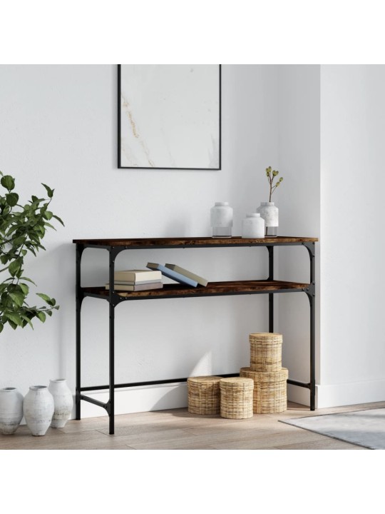 Konsoles galdiņš, ozolkoka, 100x35,5x75 cm, inženierijas koks
