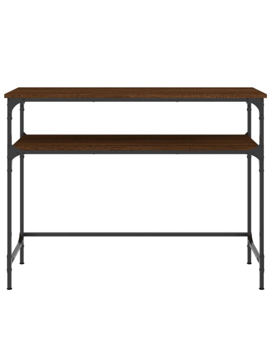 Konsoles galdiņš, brūna koka, 100x35,5x75 cm, inženierijas koks