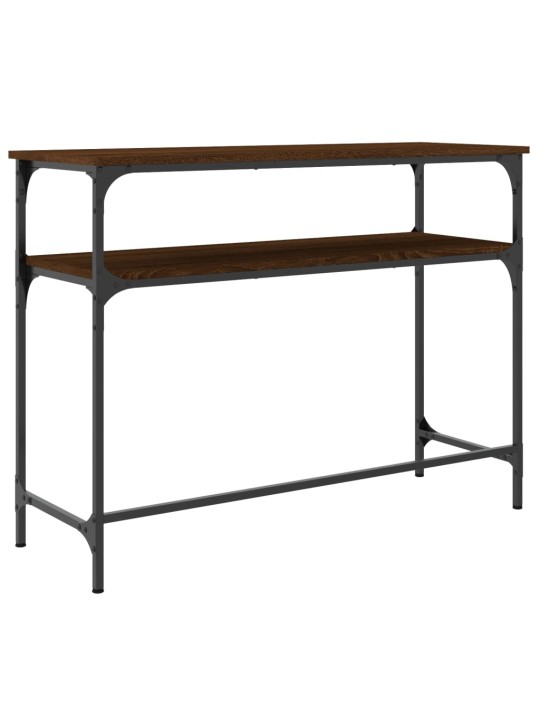 Konsoles galdiņš, brūna koka, 100x35,5x75 cm, inženierijas koks