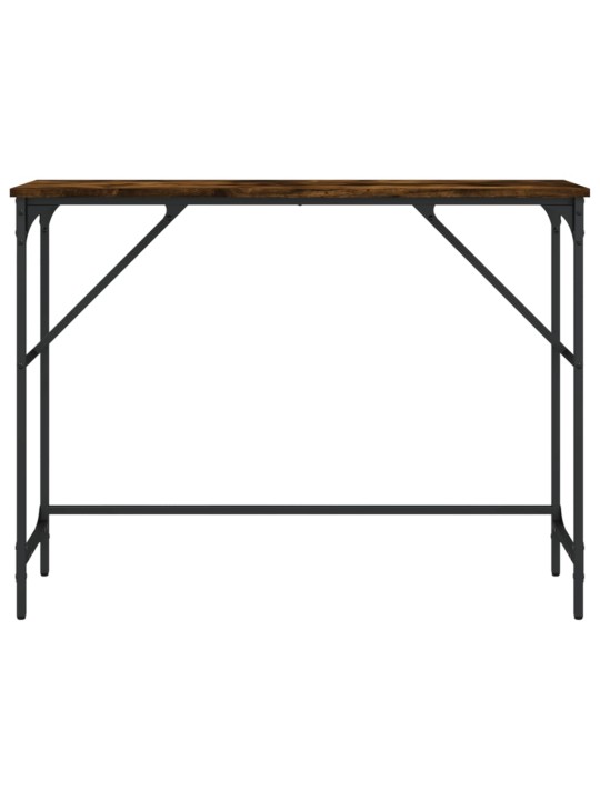 Konsoles galdiņš, koka krāsa, 100x32x75 cm, inženierijas koks