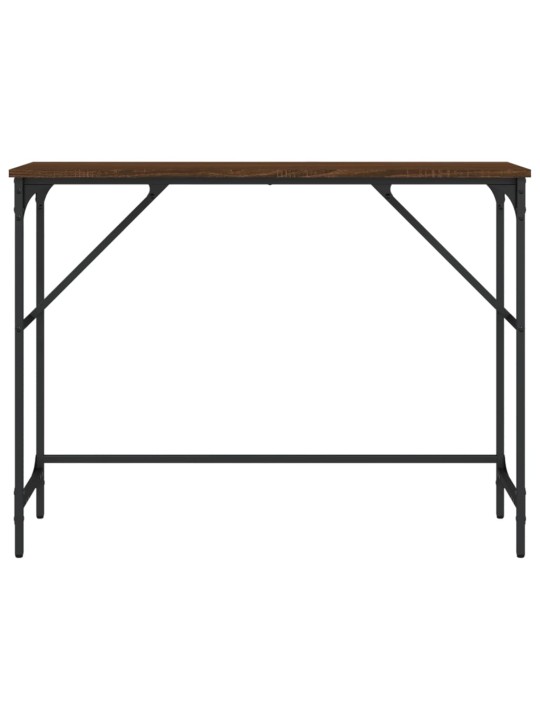 Konsoles galdiņš, brūns, 100x32x75 cm, inženierijas koks
