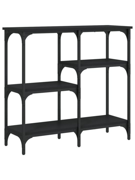 Konsoles galdiņš, melns, 80x29x75 cm, inženierijas koks