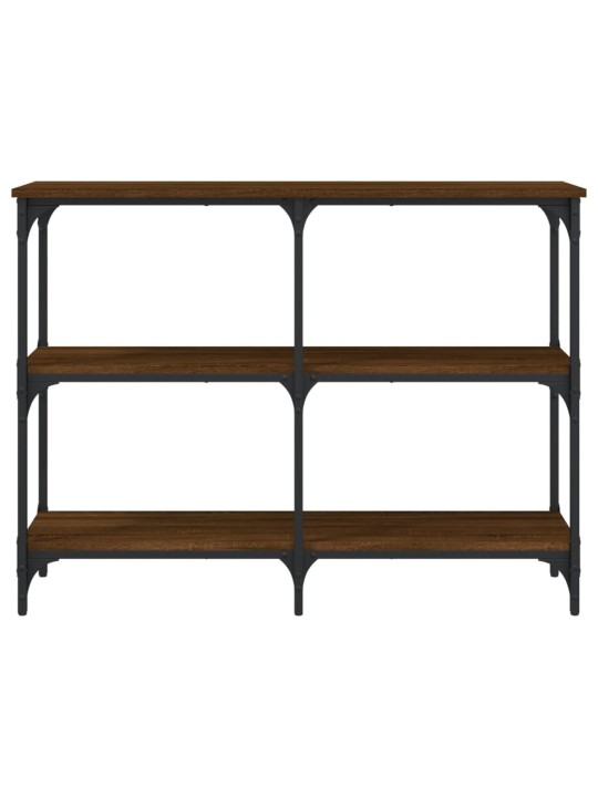 Konsoles galdiņš, brūns, 100x29x75 cm, inženierijas koks