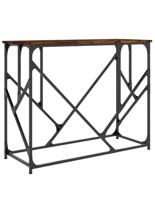 Konsoles galdiņš, kvēpināta ozolkoka, 100x40x80 cm, koks