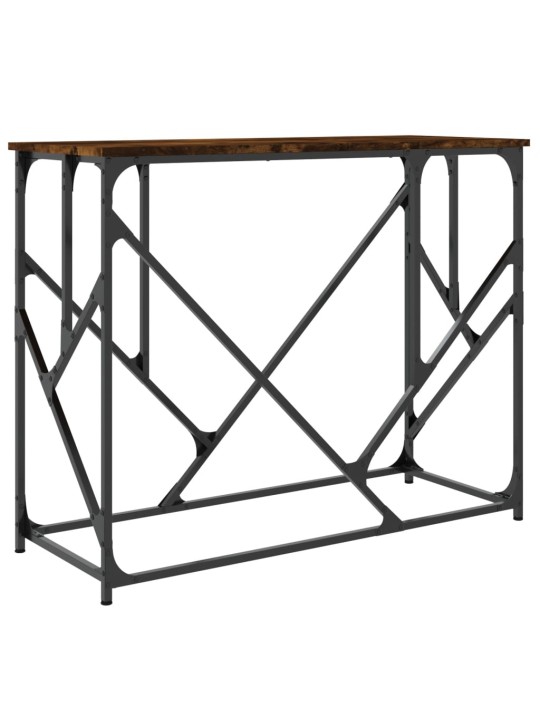 Konsoles galdiņš, kvēpināta ozolkoka, 100x40x80 cm, koks