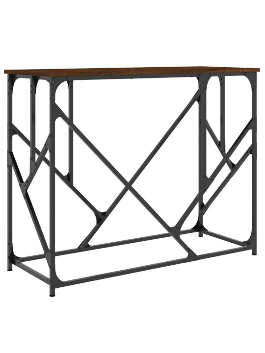 Konsoles galdiņš, brūns, 100x40x80 cm, inženierijas koks