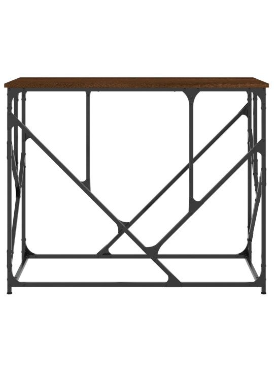 Konsoles galdiņš, brūns, 100x40x80 cm, inženierijas koks