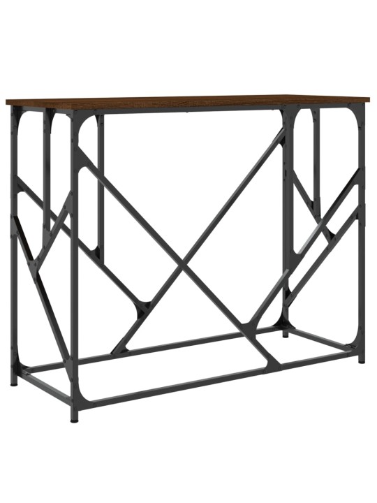 Konsoles galdiņš, brūns, 100x40x80 cm, inženierijas koks
