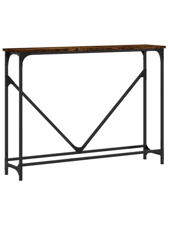 Konsoles galdiņš, kvēpināta ozolkoka, 102x22,5x75 cm, koks