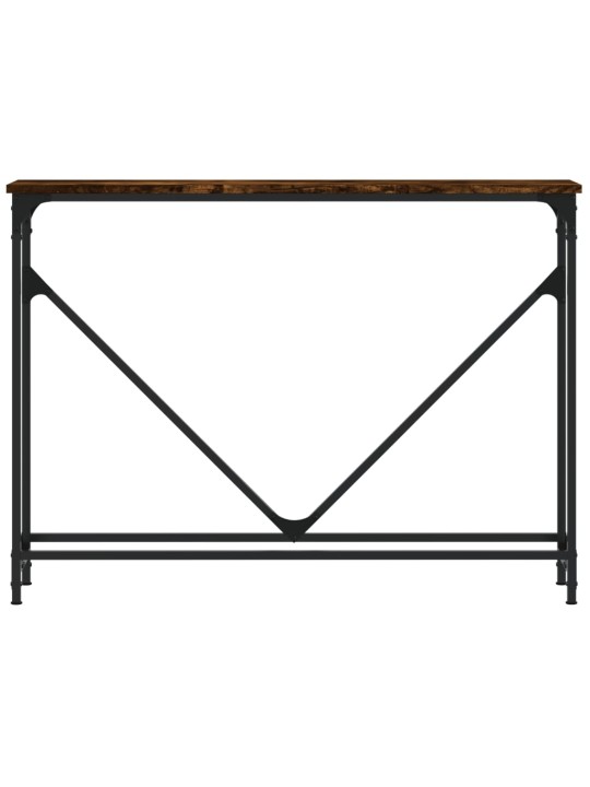 Konsoles galdiņš, kvēpināta ozolkoka, 102x22,5x75 cm, koks