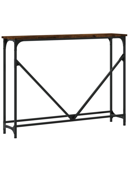 Konsoles galdiņš, kvēpināta ozolkoka, 102x22,5x75 cm, koks