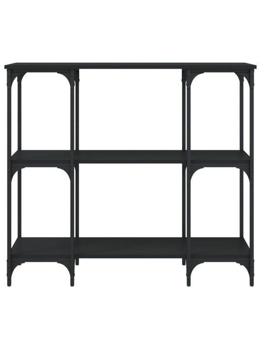 Konsoles galdiņš, melns, 102x35x90 cm, inženierijas koks