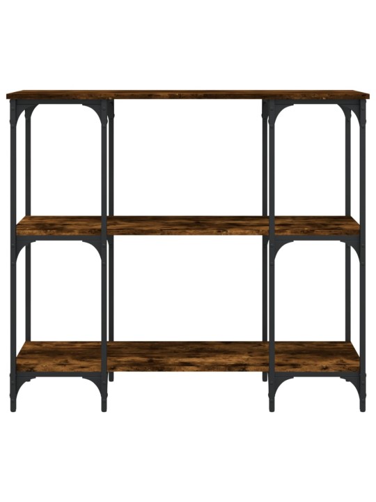 Konsoles galdiņš, koka krāsa, 102x35x90 cm, inženierijas koks