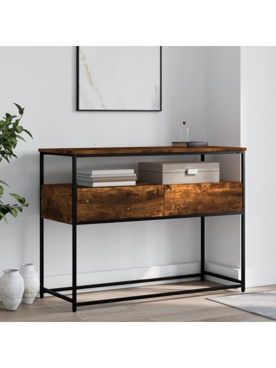 Konsoles galdiņš, ozolkoka, 100x40x75 cm, inženierijas koks