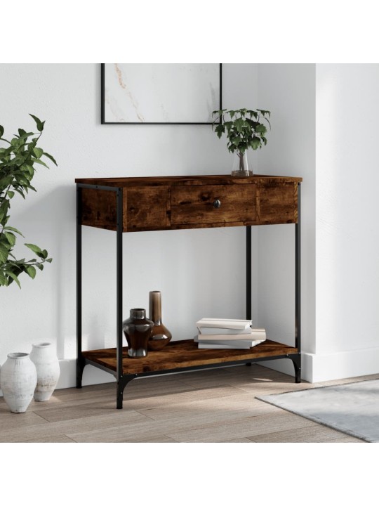 Konsoles galdiņš, ozolkoka, 75x34,5x75 cm, inženierijas koks