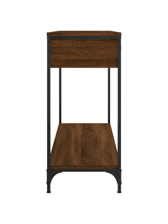 Konsoles galdiņš, brūna koka, 100x34,5x75 cm, inženierijas koks