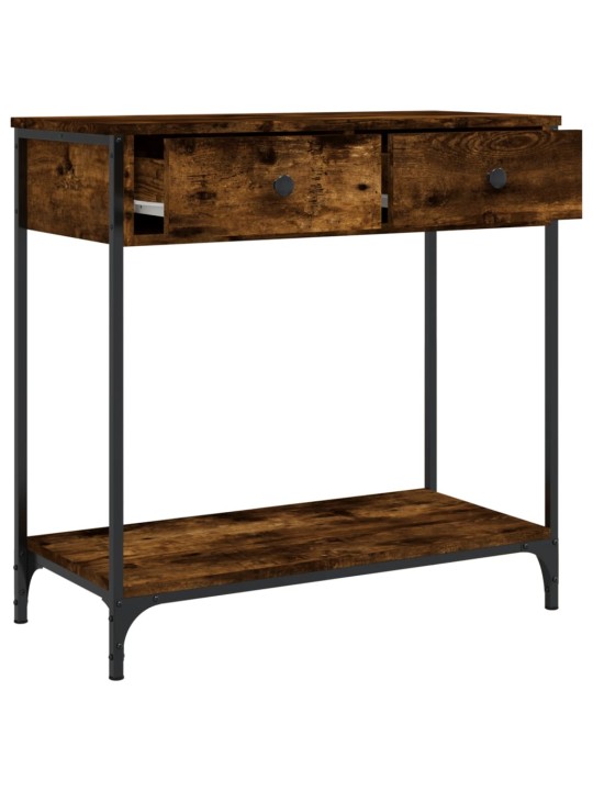 Konsoles galdiņš, ozolkoka, 75x34,5x75 cm, inženierijas koks