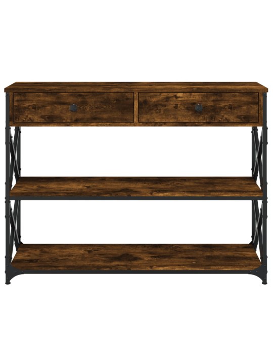 Konsoles galdiņš, koka krāsa, 100x28x75 cm , inženierijas koks