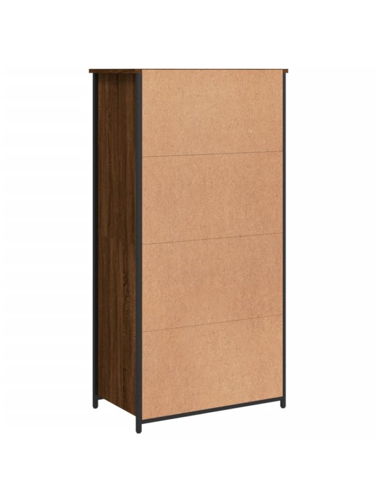 Augstais skapītis, brūns, 62x36x121,5 cm, inženierijas koks