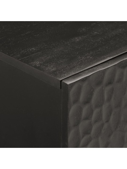 Tv skapītis, 105x33x46 cm, melns, mango masīvkoks