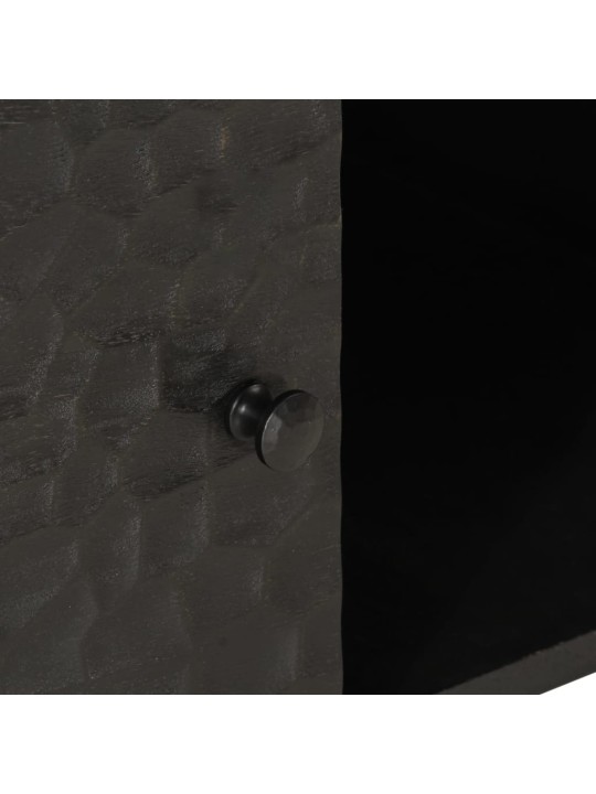 Kafijas galdiņš, 100x54x40 cm, melns, mango masīvkoks