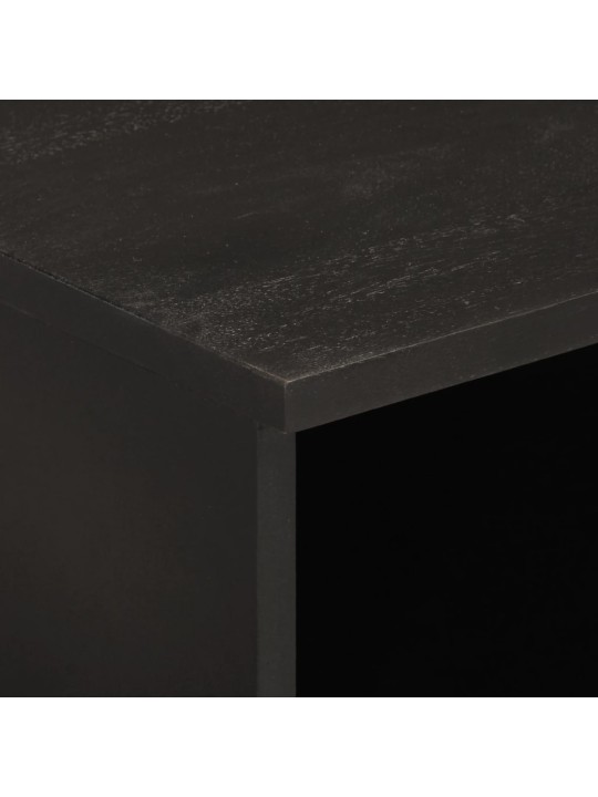 Tv skapītis, 100x33x46 cm, melns, mango masīvkoks