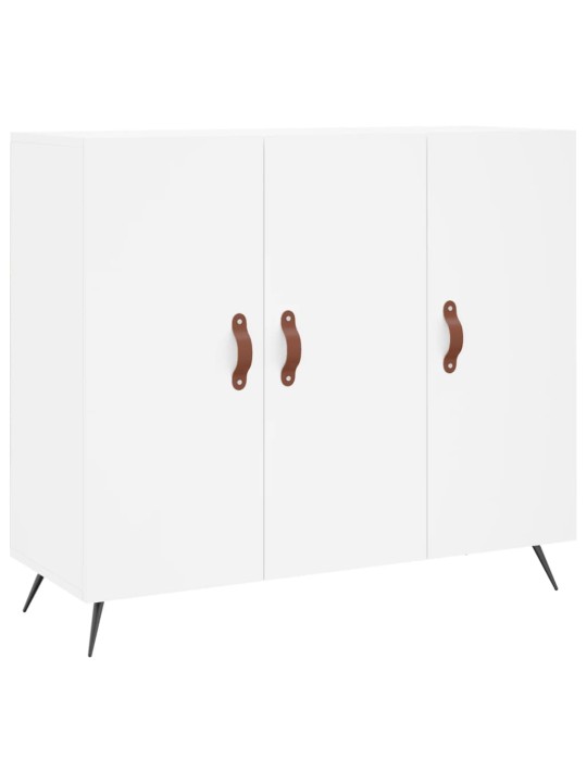 Kumode, balta, 90x34x80 cm, inženierijas koks