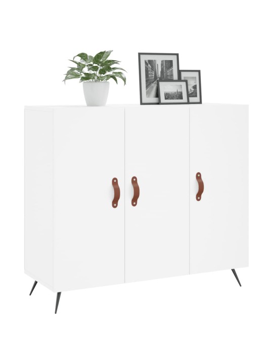 Kumode, balta, 90x34x80 cm, inženierijas koks
