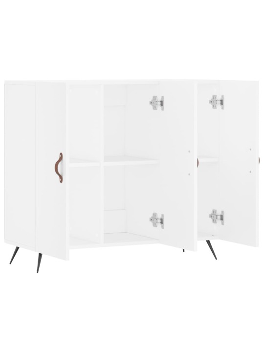 Kumode, balta, 90x34x80 cm, inženierijas koks