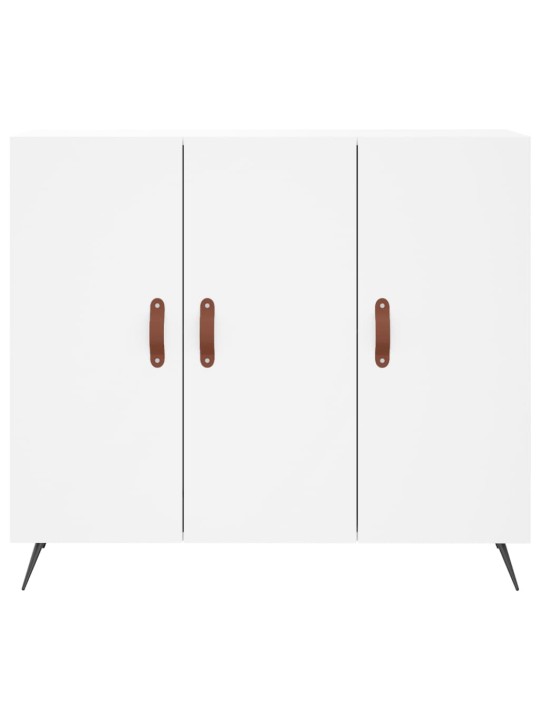 Kumode, balta, 90x34x80 cm, inženierijas koks