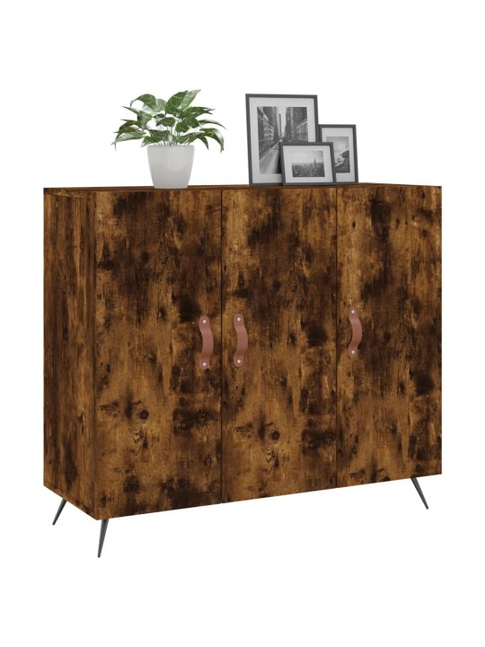 Kumode, ozolkoka krāsa, 90x34x80 cm, inženierijas koks
