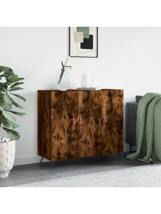Kumode, ozolkoka krāsa, 90x34x80 cm, inženierijas koks