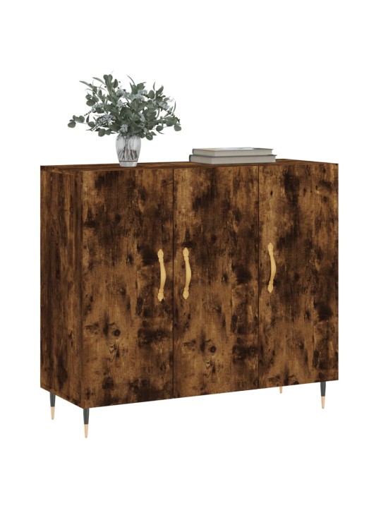 Kumode, ozolkoka krāsa, 90x34x80 cm, inženierijas koks