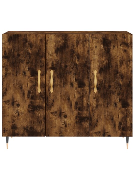 Kumode, ozolkoka krāsa, 90x34x80 cm, inženierijas koks