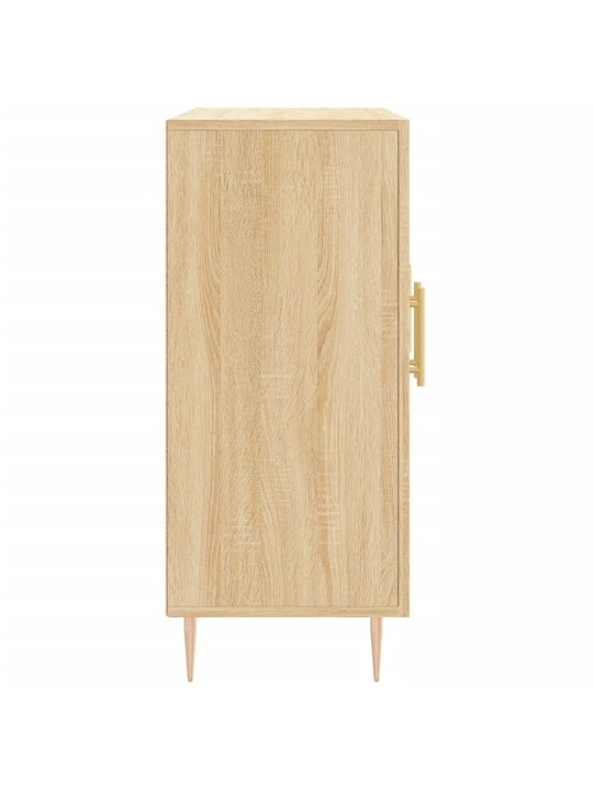 Kumode, ozolkoka krāsa, 90x34x80 cm, inženierijas koks