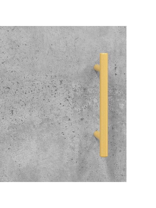 Kumode, betona pelēka, 90x34x80 cm, inženierijas koks