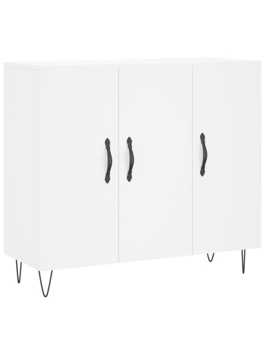 Kumode, balta, 90x34x80 cm, inženierijas koks