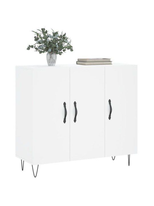Kumode, balta, 90x34x80 cm, inženierijas koks