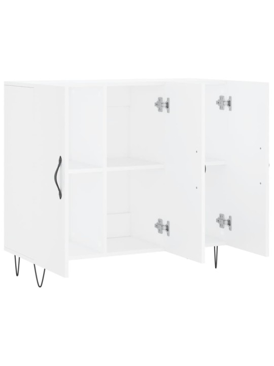 Kumode, balta, 90x34x80 cm, inženierijas koks