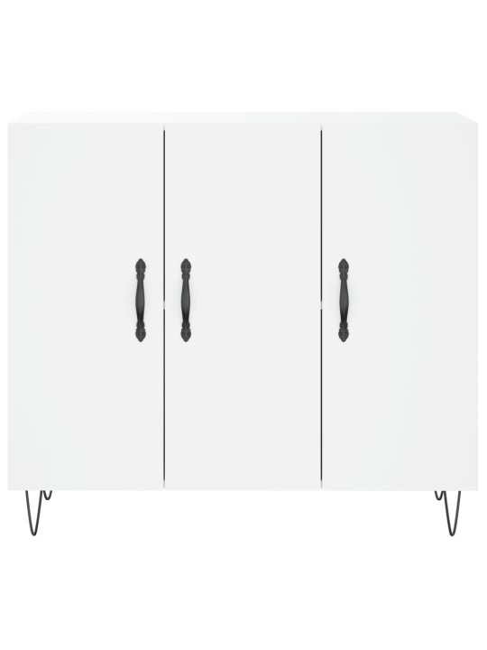 Kumode, balta, 90x34x80 cm, inženierijas koks