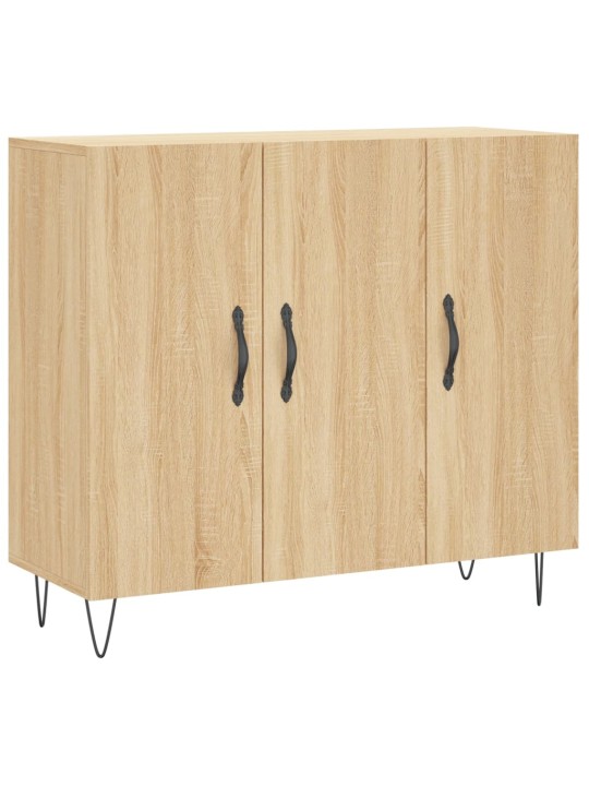 Kumode, ozolkoka krāsa, 90x34x80 cm, inženierijas koks