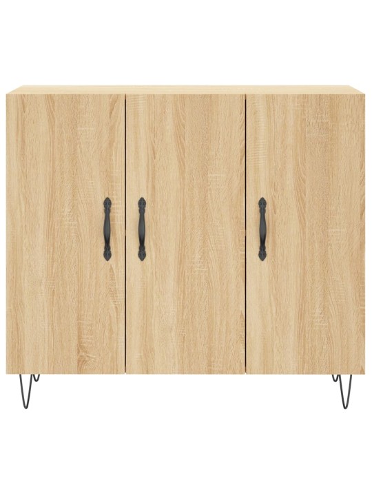 Kumode, ozolkoka krāsa, 90x34x80 cm, inženierijas koks