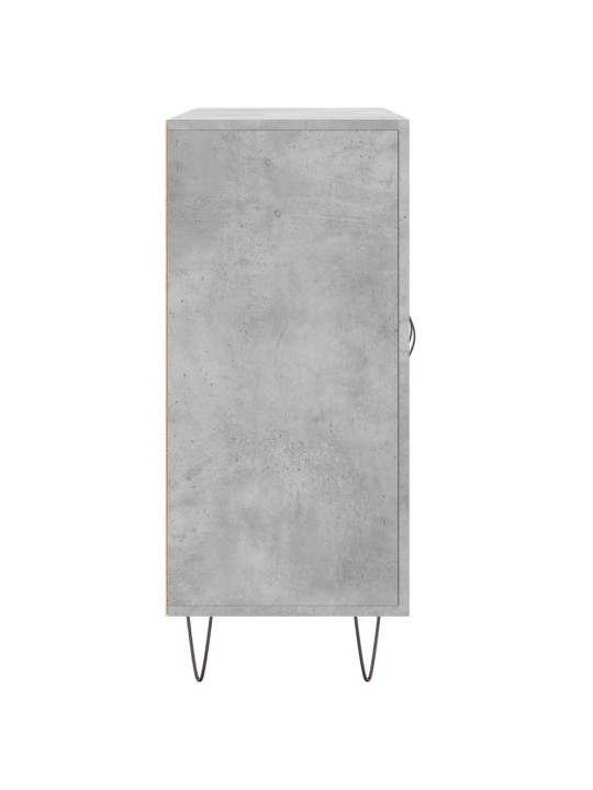 Kumode, betona pelēka, 90x34x80 cm, inženierijas koks