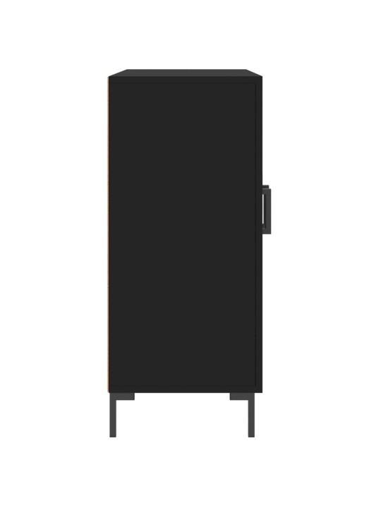Kumode, melns, 90x34x80 cm, inženierijas koks