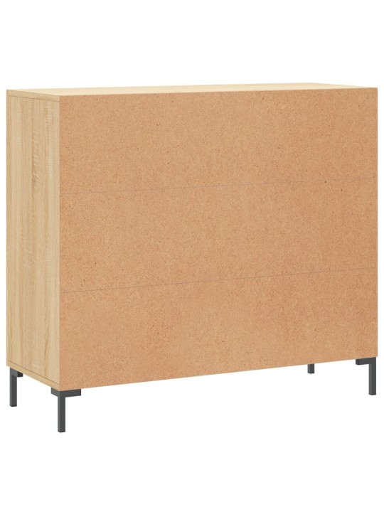 Kumode, ozolkoka krāsa, 90x34x80 cm, inženierijas koks