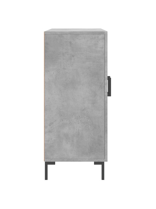 Kumode, betona pelēka, 90x34x80 cm, inženierijas koks