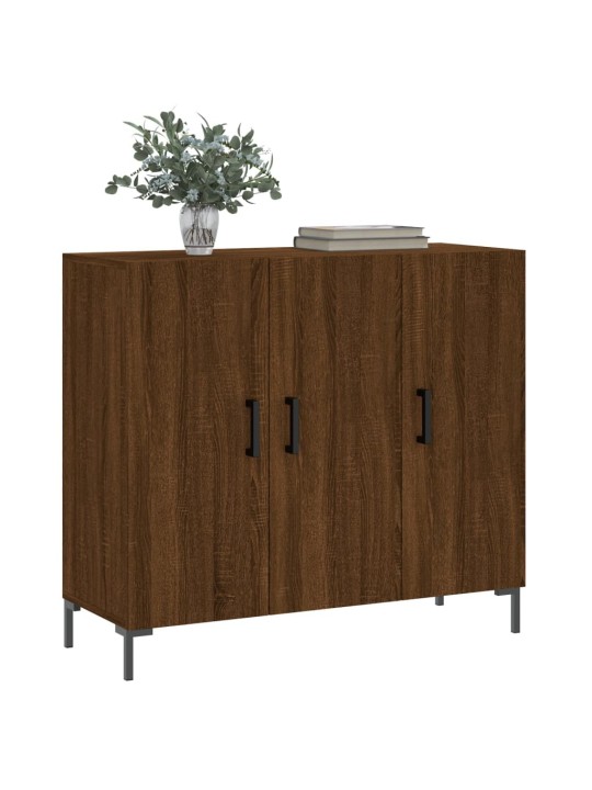 Kumode, ozolkoka krāsa, 90x34x80 cm, inženierijas koks