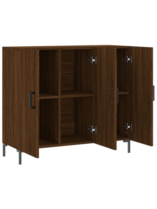 Kumode, ozolkoka krāsa, 90x34x80 cm, inženierijas koks