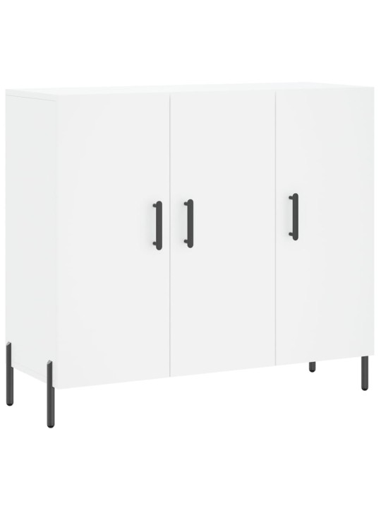 Kumode, balta, 90x34x80 cm, inženierijas koks